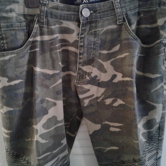 XR X Ray Jean's, Camo Jean's with ribbed knee - Picture 2 of 5